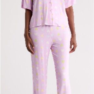 B.P. NORDSTROM Pink Heart Print Pajama Set